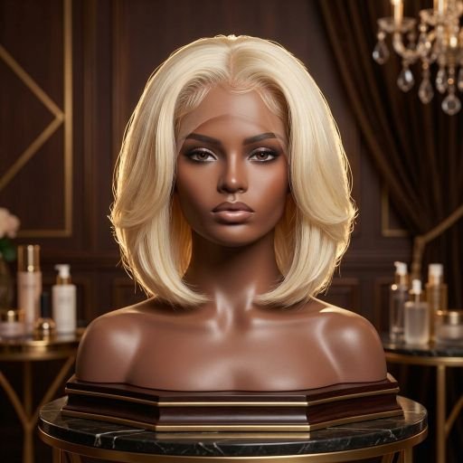 Blonde 613 human hair wig
